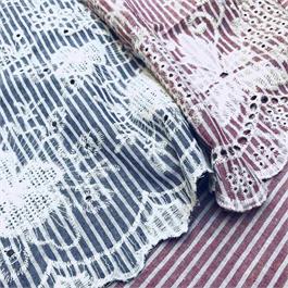 Broderie Anglaise Border Linen Thumbnail Image 1