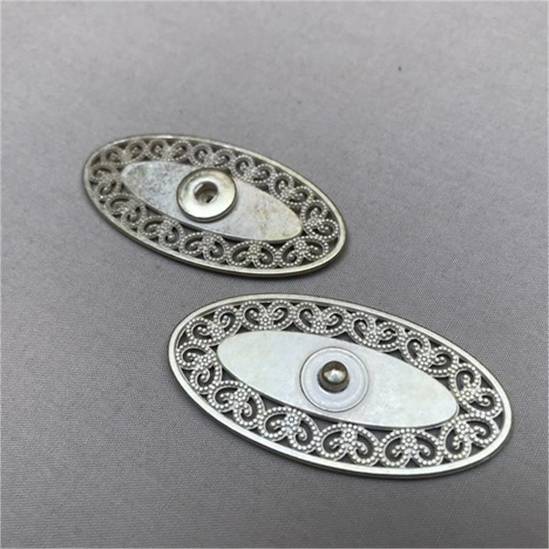 Decorative Metal Sew On Snap Fastener