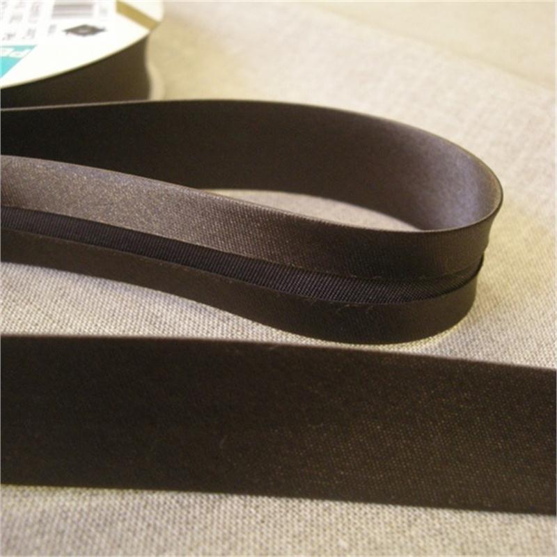Polyester Satin Bias Binding 18mm folded