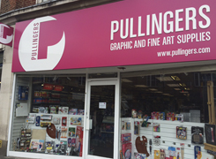 Pullingers Art shop in Epsom Surrey