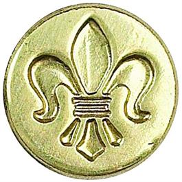 Manuscript Classic Design Seal- Fleur De Lys thumbnail
