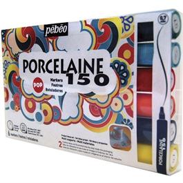 Pebeo Porcelaine 150 Marker Set Of 6 Pop Colours Fine Tip thumbnail