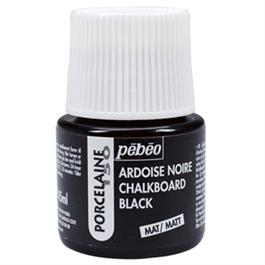 Pebeo Porcelaine 150 Chalkboard Black Paint 45ml thumbnail