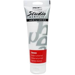 Pebeo Studio WHITE Gesso 250ml Tube thumbnail