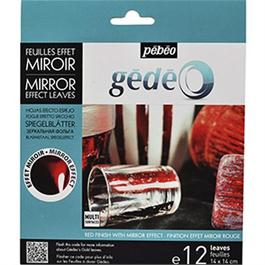 Gedeo Mirror Effect Metal Leaf - RED thumbnail