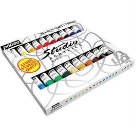 Pebeo Studio Acrylics Set of 20 x 20ml thumbnail