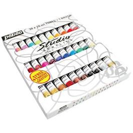 Pebeo Studio Acrylics Set of 30 x 20ml thumbnail