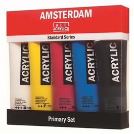 Amsterdam All Acrylics Standard Primary Set 5 x 120ml thumbnail