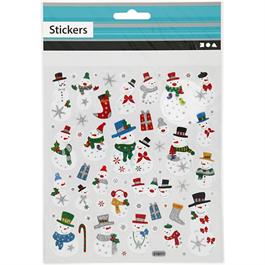 Christmas Stickers - Snowmen thumbnail