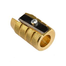 Solid Brass Sharpener Barrel Style Single Hole thumbnail