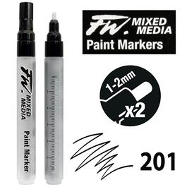 FW Mixed Media Paint Marker Set Medium 1-2mm Round 201 thumbnail