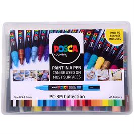 POSCA PC-3M Collection Pack Of 40 Pens thumbnail