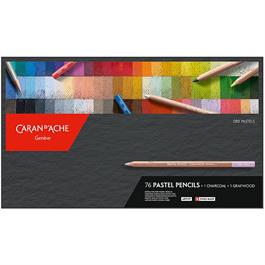 Caran d Ache Pastel Pencils 76 Assorted Set thumbnail