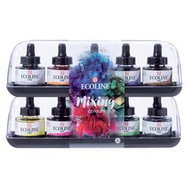 Ecoline Liquid Watercolour Ink Set 10 x 30ml thumbnail