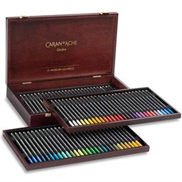Caran d'Ache Wooden Box Of 76 Museum Aquarelle Pencils thumbnail