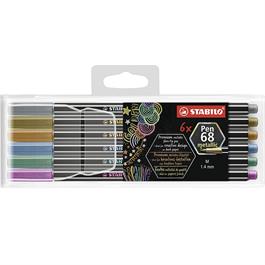 STABILO Pen 68 Metallic Wallet Of 6 thumbnail