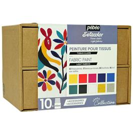 Pebeo Setacolor Light Collection Set 10 x 45ml thumbnail