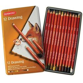 Derwent Drawing Pencils Tin of 12 thumbnail