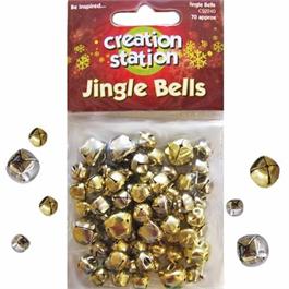 Creation Station Silver & Gold Jingle Bells thumbnail