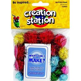 Creation Station Glitter Poms thumbnail