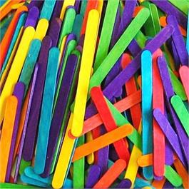 Value Pack of Lollipop Sticks Coloured thumbnail