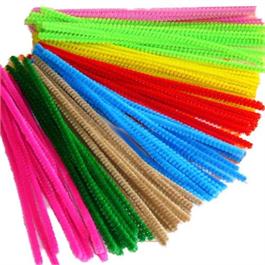 Pack of Coloured Pipe Cleaners 150mm thumbnail