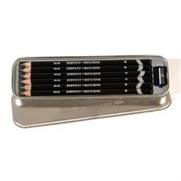 Derwent Sketching Pencils Tin of 6 thumbnail