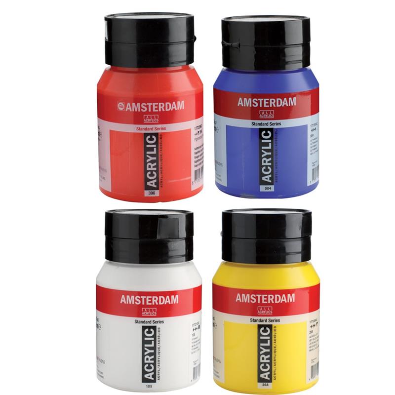 Amsterdam All Acrylics 500ml Value Pack