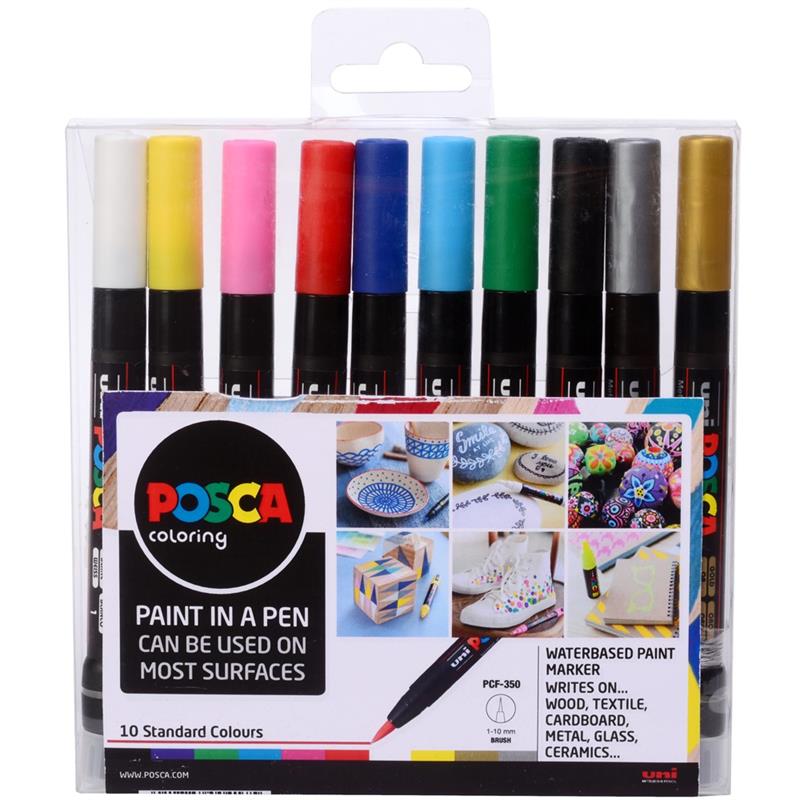 POSCA PCF-350 Set Of 10 Pens