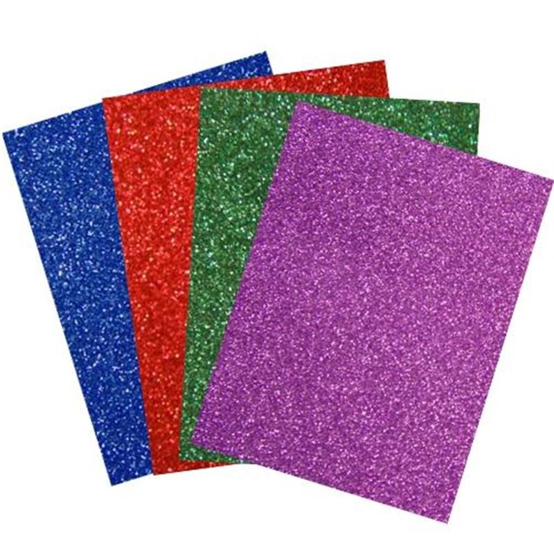 A4 Glitter Card Single Sheets 200gsm