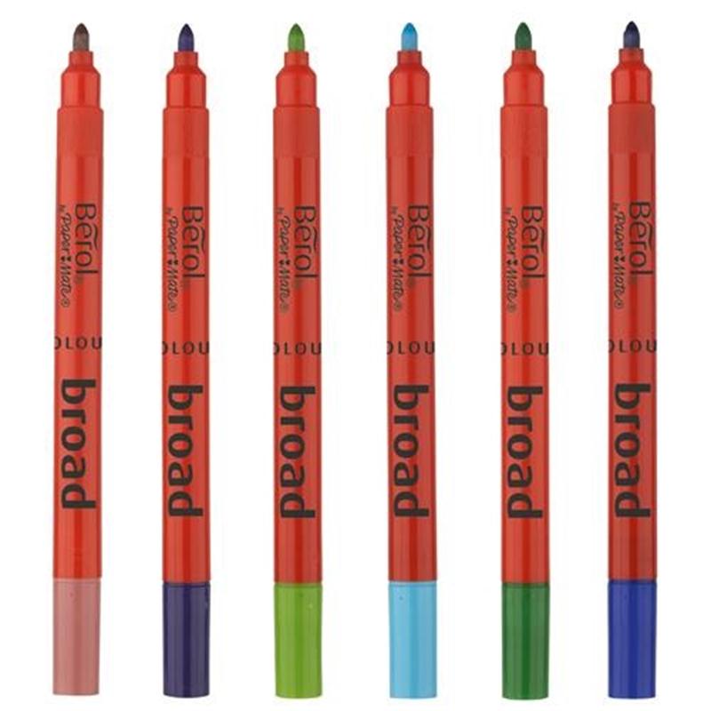 Berol Colour Broad Pens Single Colours
