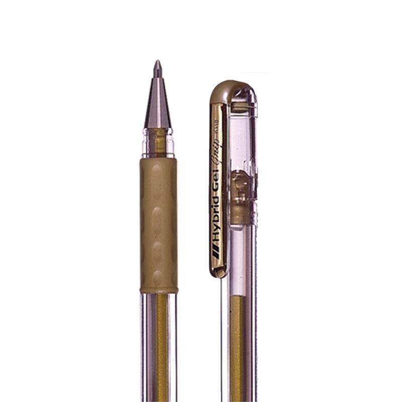 Pentel Hybrid Gel Grip Rollerball Pens