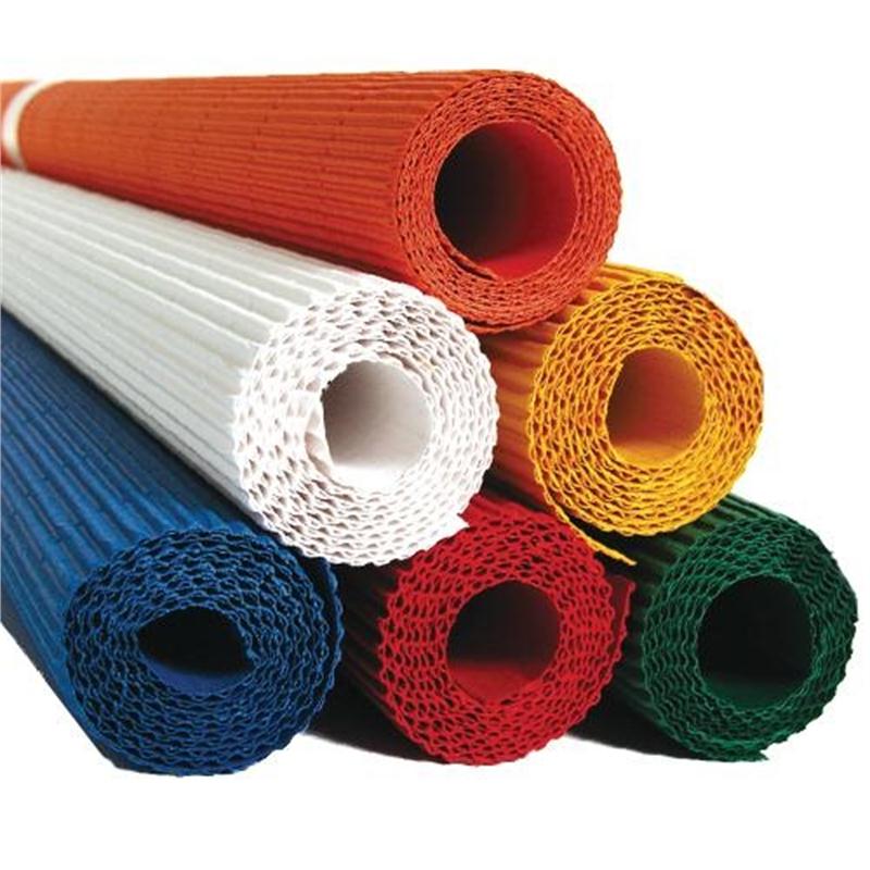 Rolls Of Coloured Corrugated Card 50 x 70cm 300gsm