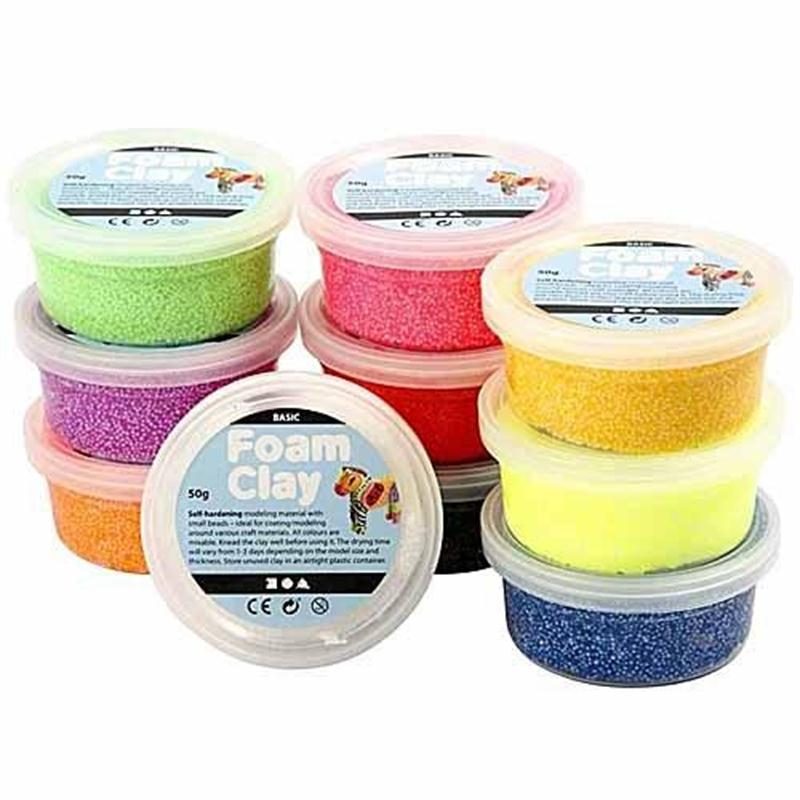 Foam Clay 10 x 35g Basic Set