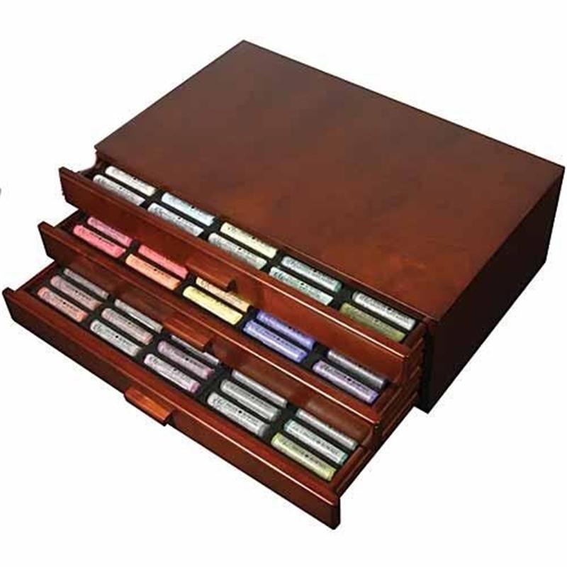 Daler Rowney Deluxe Pastel Wooden Box Set Of 180 Colours