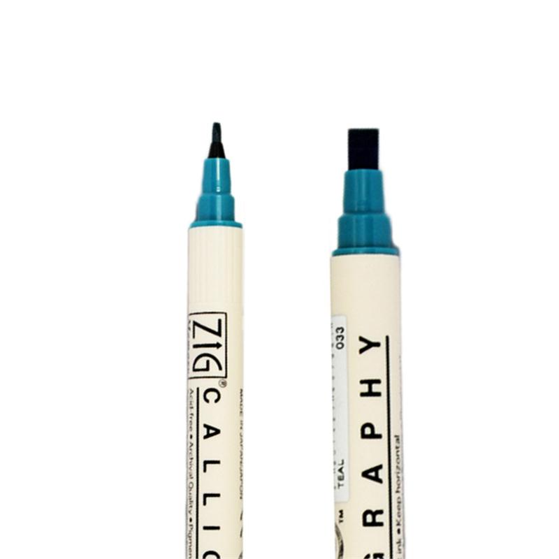 Zig Calligraphy 2mm & 5mm Twin Tipped Markers