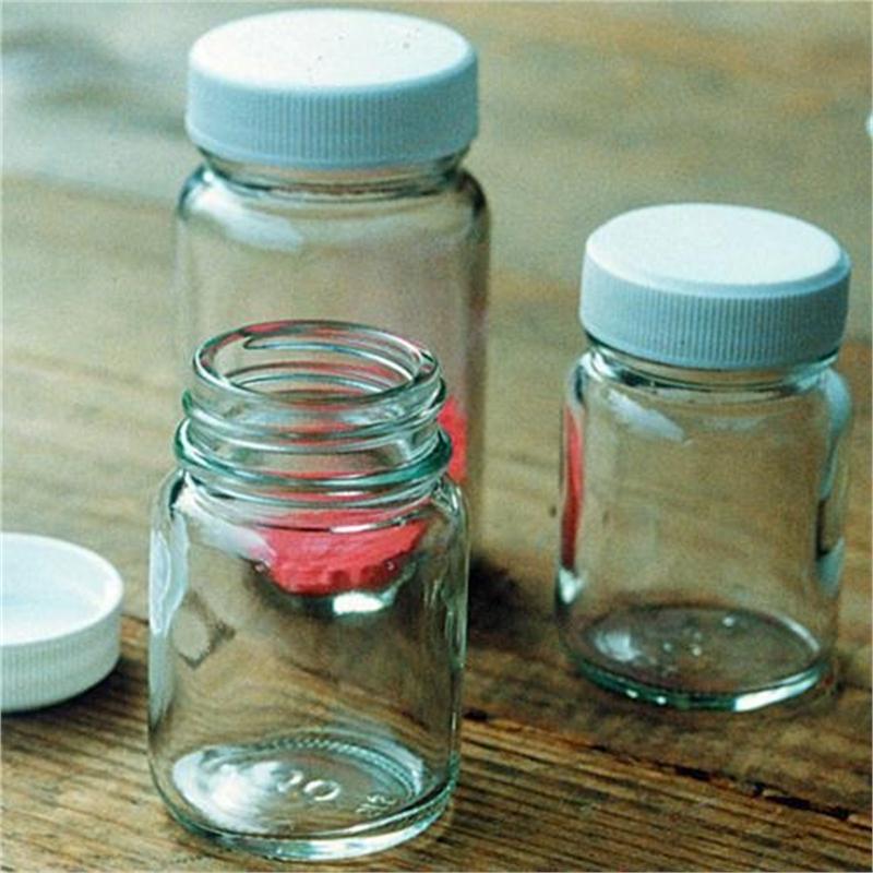 Eempty Glass Powder Jars