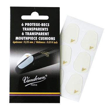 Vandoren mouthpiece cushions (6-pack, transparent) thumbnail
