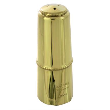 Leblanc Bonade tenor saxophone cap (traditional, gold lacquer) thumbnail 