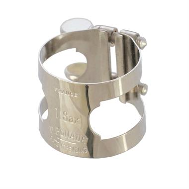Leblanc Bonade tenor saxophone ligature (traditional, nickel) thumbnail 