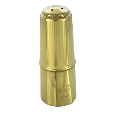 Leblanc Bonade tenor saxophone cap (inverted, gold lacquer) thumbnail 