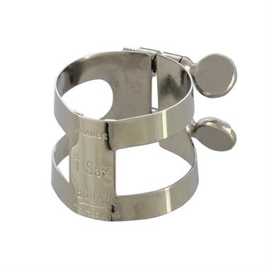 Leblanc Bonade tenor saxophone ligature (inverted, nickel) thumbnail 