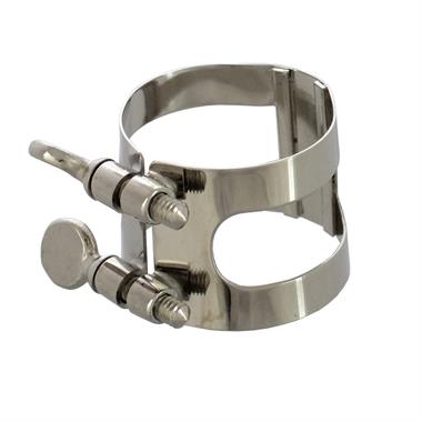 Leblanc Bonade tenor saxophone ligature (inverted, nickel) thumbnail