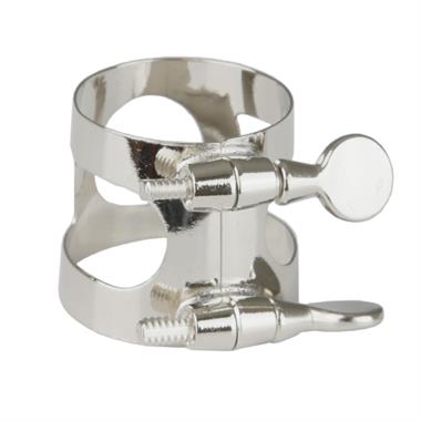 Selmer (USA) alto saxophone ligature (nickel-plated) thumbnail
