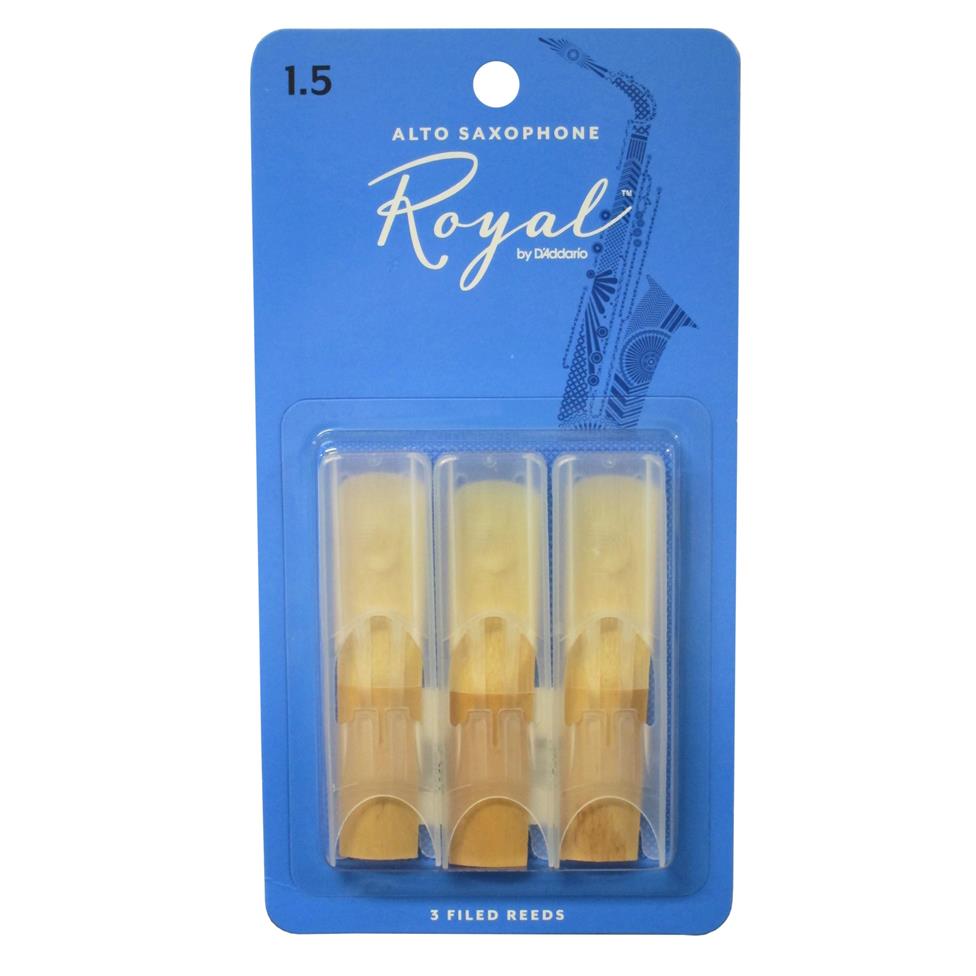Rico Royal Alto Saxophone Reeds (x3) Rosehill Instruments
