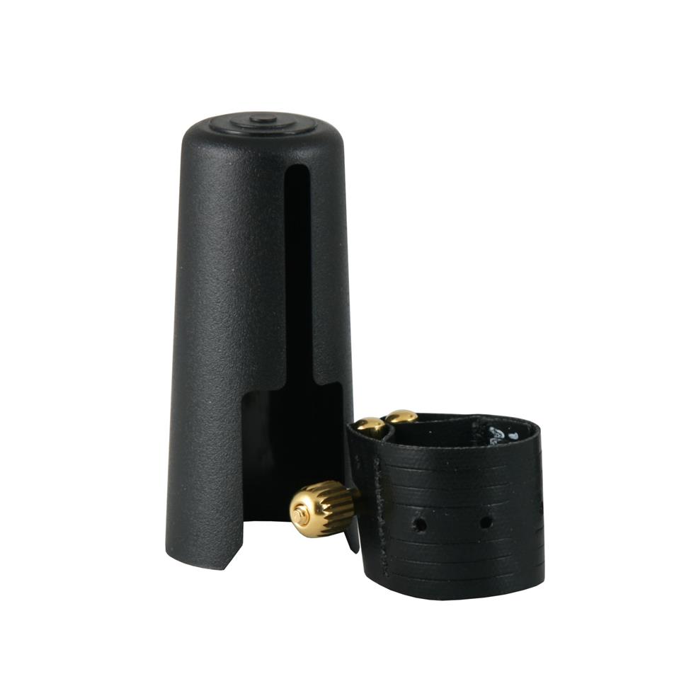 Rovner 1RL Dark alto saxophone ligature & cap