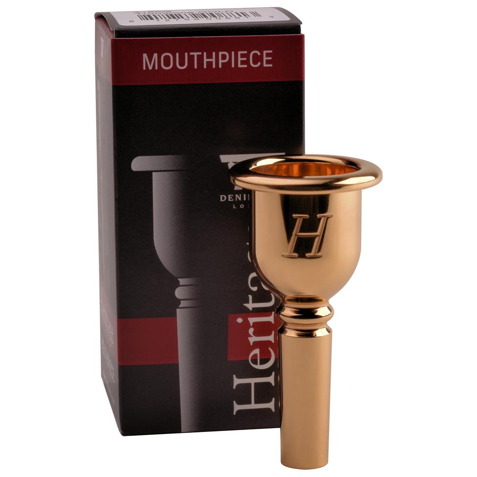 Denis Wick Heritage trombone (large shank) mouthpiece (gold)