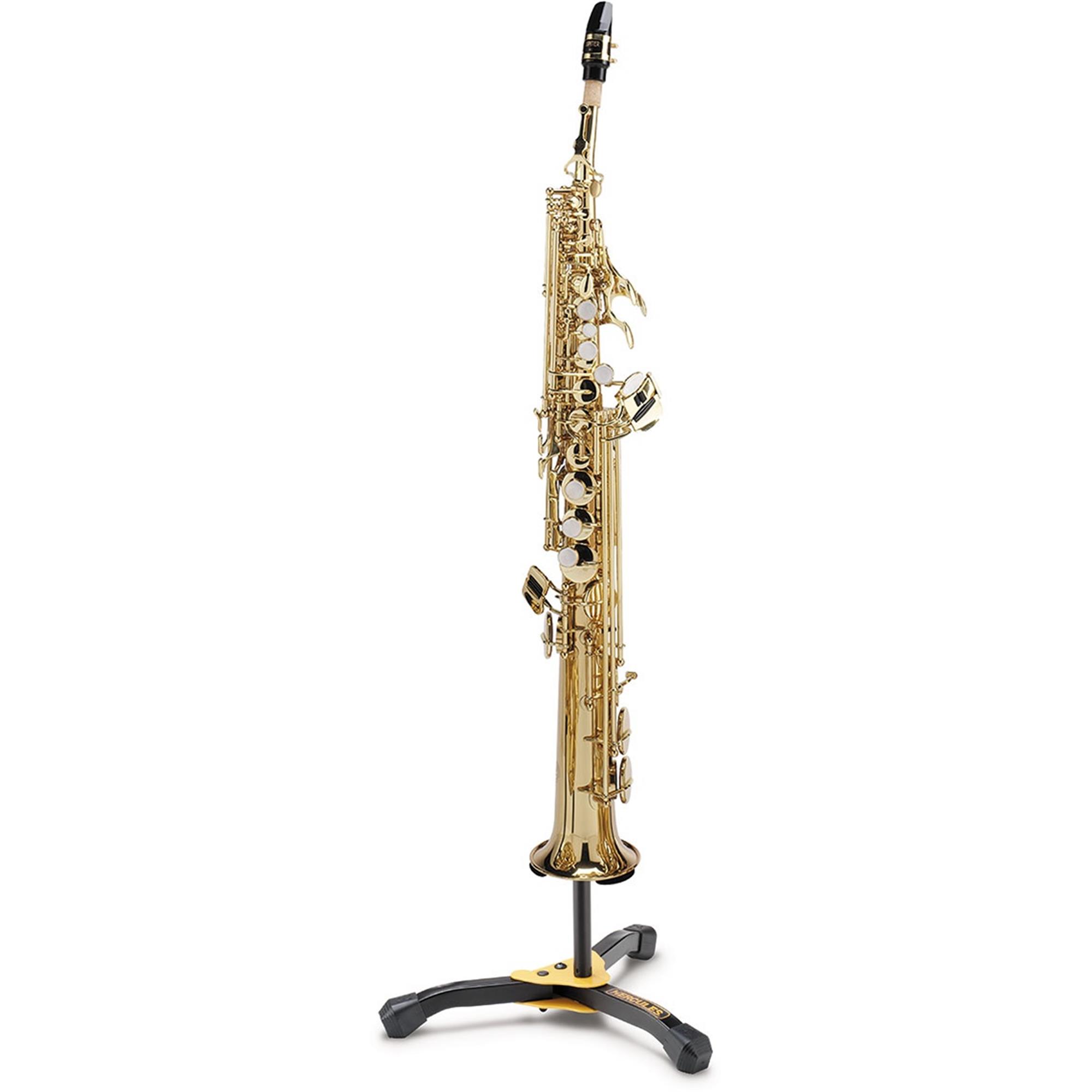 Soprano Saxophone Stand With Adjustable Backrest - Portable Music Instrument Holder FW-005