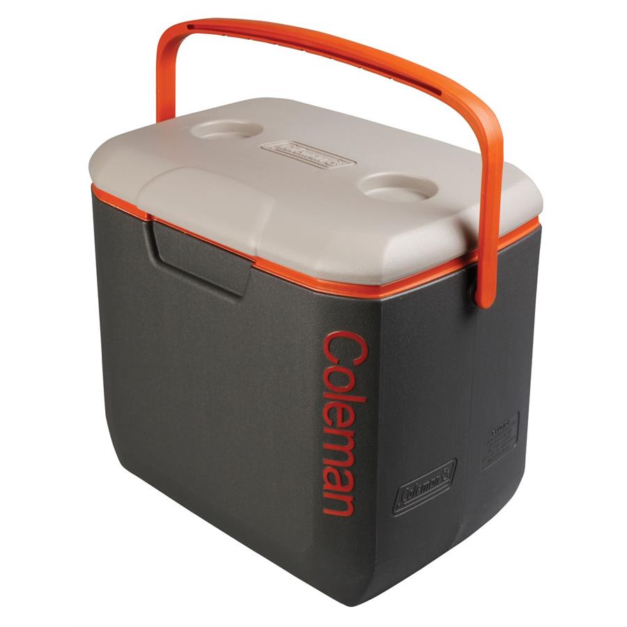 Coleman 28qt Grey & Orange Cooler