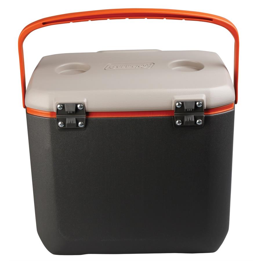 Coleman 28qt Grey & Orange Cooler